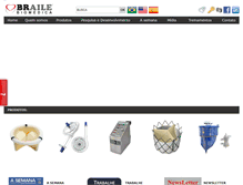 Tablet Screenshot of braile.com.br